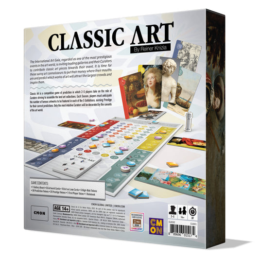 Classic Art Board Game - Art Collection Strategy Game – Asmodee