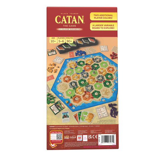 Catan Components CATAN 5-6 Player Board Game Extension (6th Edition) – Asmodee USA