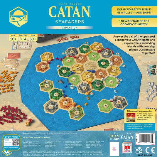 Catan Contents CATAN Seafarers Board Game Expansion (6th Edition) – Asmodee USA