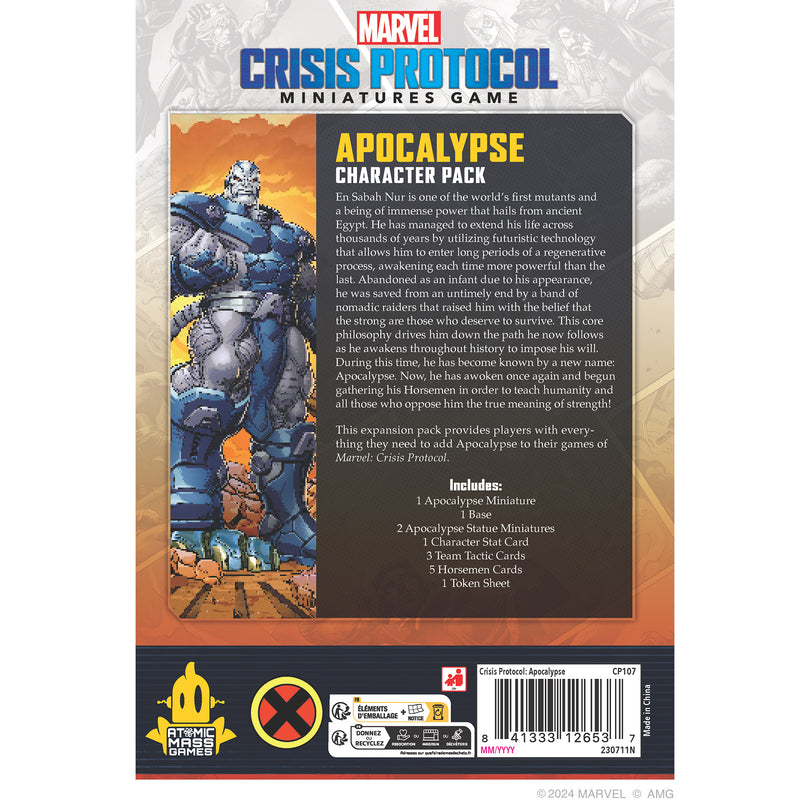 Marvel: Crisis Protocol - Apocalypse Asmodee USA Marvel: Crisis Protocol - Apocalypse Asmodee USA