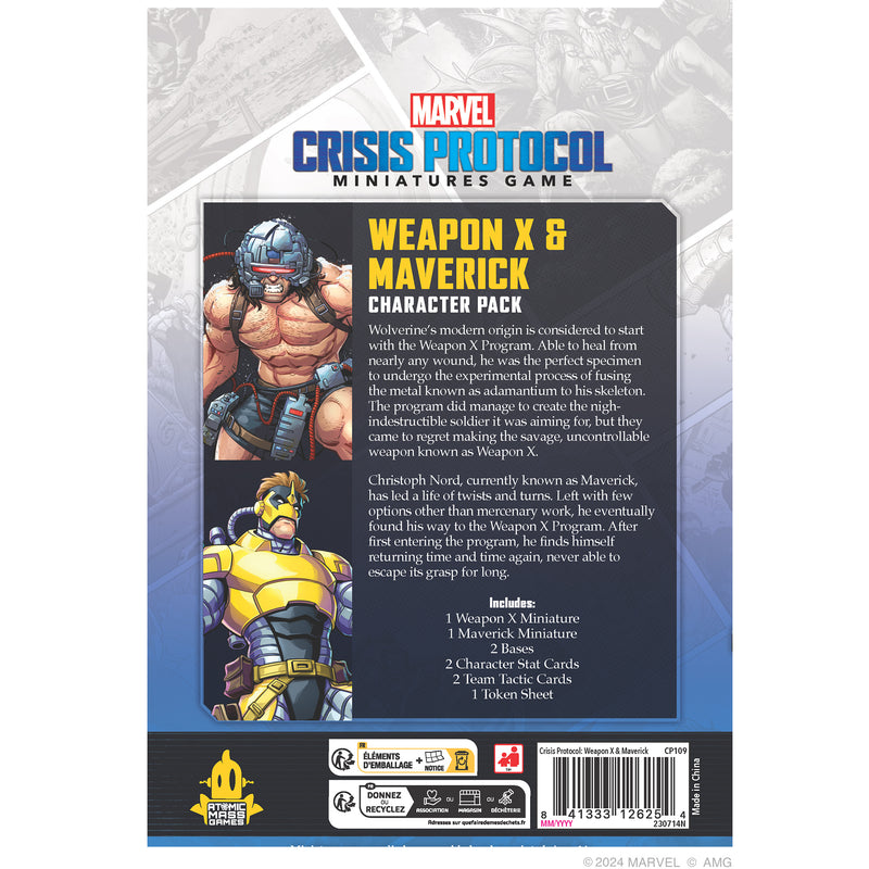 Load image into Gallery viewer, Marvel: Crisis Protocol - Weapon X &amp; Maverick
