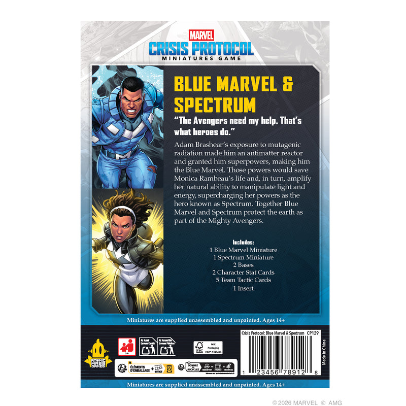 Load image into Gallery viewer, Marvel: Crisis Protocol - Blue Marvel &amp; Spectrum
