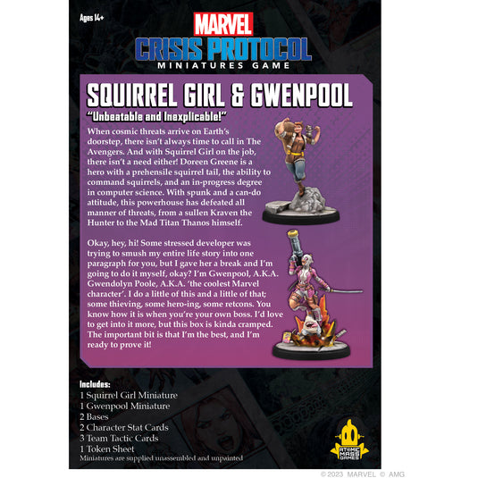 Marvel: Crisis Protocol - Squirrel Girl & Gwenpool
