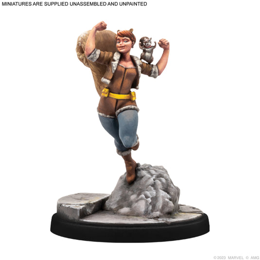 Squirrel store girl figure