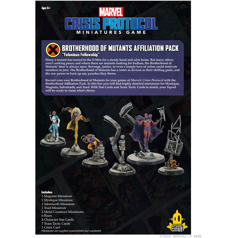 Load image into Gallery viewer, Marvel: Crisis Protocol - Brotherhood of Mutants Affiliation Pack
