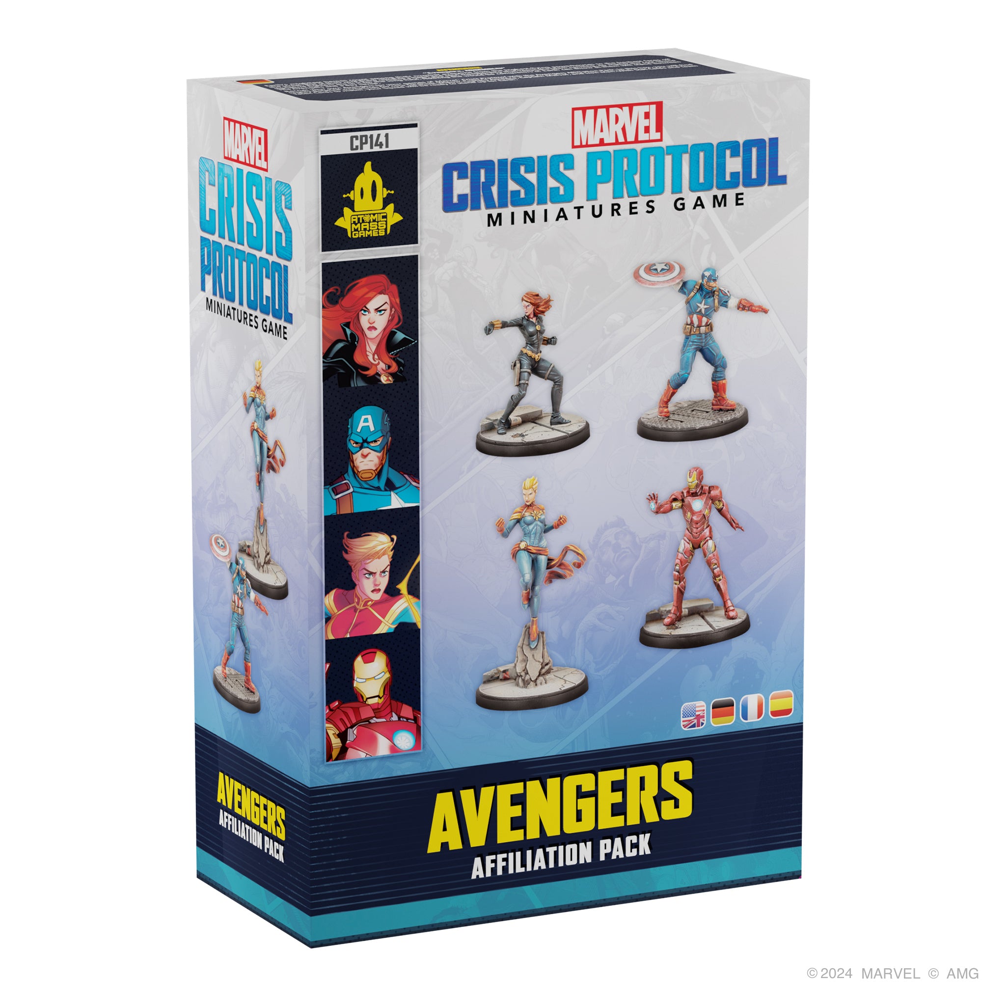 Marvel: Crisis Protocol – Avengers Affiliation Pack – Asmodee USA