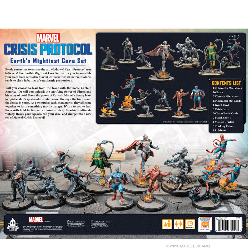 Marvel: Crisis Protocol Miniatures Game - Earth's Mightiest Core Set Asmodee USA Marvel: Crisis Protocol Miniatures Game - Earth's Mightiest Core Set Asmodee USA