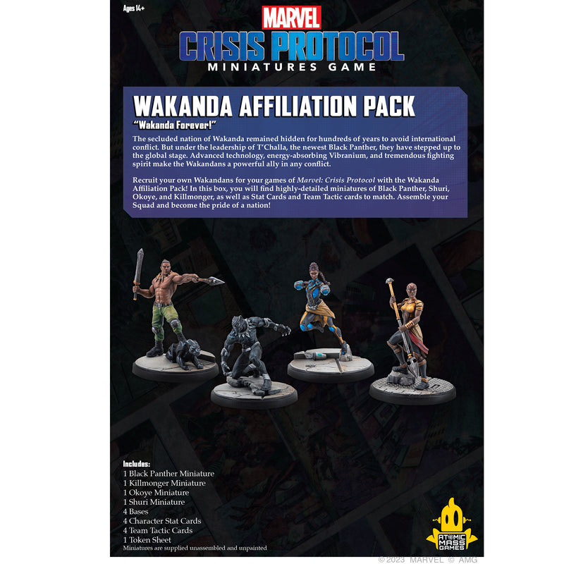 Load image into Gallery viewer, Marvel: Crisis Protocol - Wakanda Affiliation Pack
