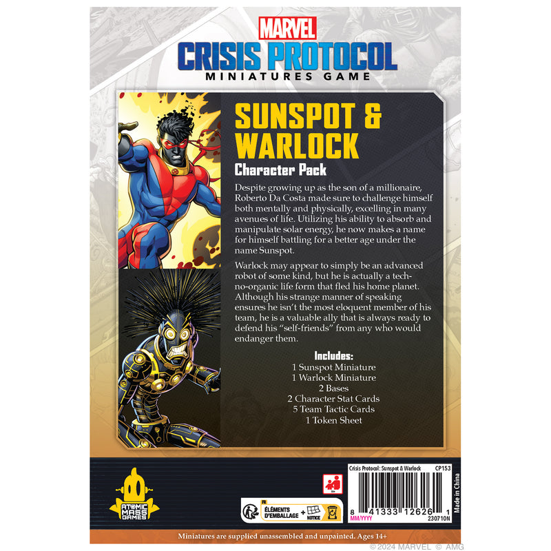 Load image into Gallery viewer, Marvel: Crisis Protocol – Sunspot &amp; Warlock
