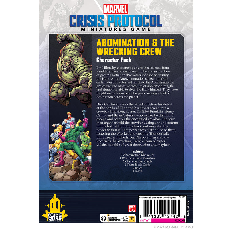 Load image into Gallery viewer, Marvel: Crisis Protocol - Abomination &amp; Wrecking Crew
