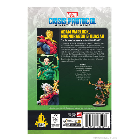 Marvel: Crisis Protocol – Adam Warlock, Moondragon & Quasar