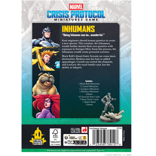 Marvel: Crisis Protocol Inhumans Affiliation Pack Asmodee USA Marvel: Crisis Protocol Inhumans Affiliation Pack Asmodee USA