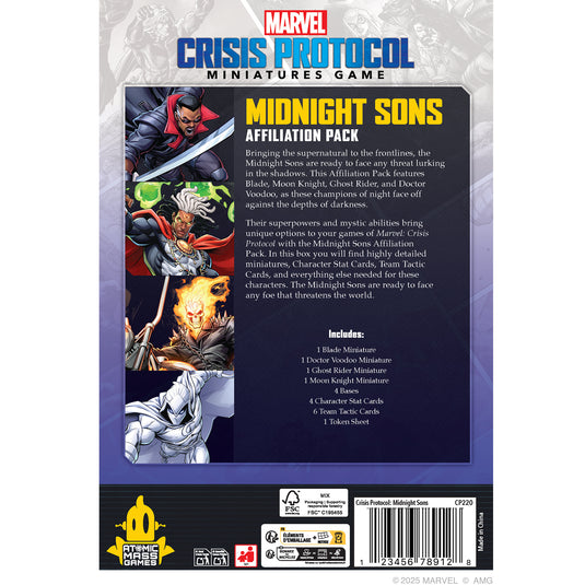 Marvel: Crisis Protocol - Midnight Sons Affiliation Pack