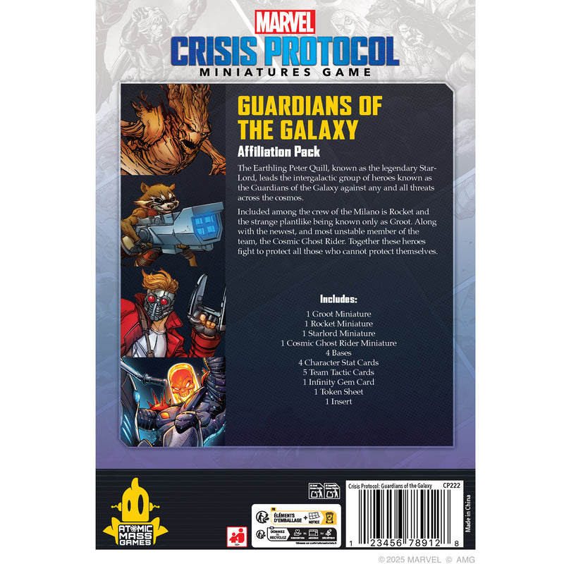 Load image into Gallery viewer, Marvel: Crisis Protocol – Guardians of the Galaxy Affiliation Pack
