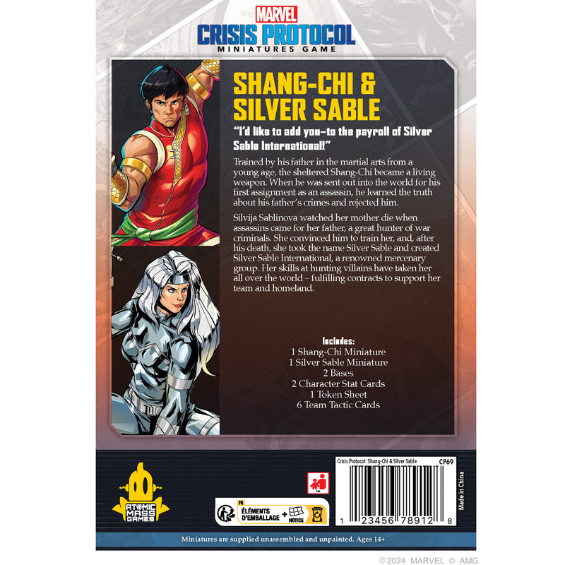 Load image into Gallery viewer, Marvel: Crisis Protocol - Shang Chi &amp; Silver Sable
