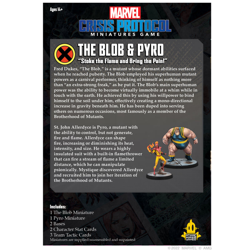 Load image into Gallery viewer, Marvel: Crisis Protocol - The Blob &amp; Pyro

