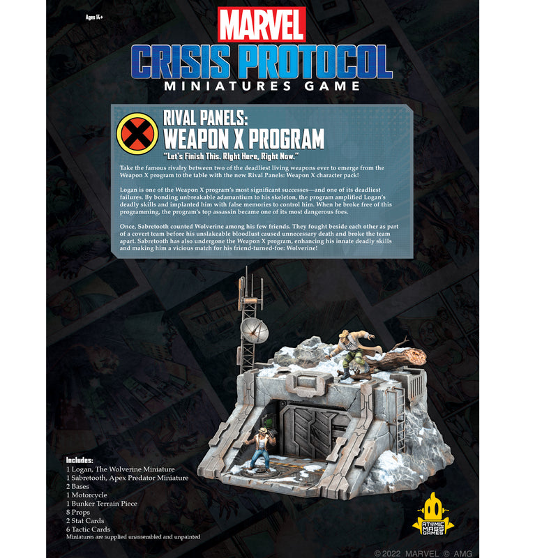 Load image into Gallery viewer, Marvel: Crisis Protocol - Rivals Panels - Weapon X Program
