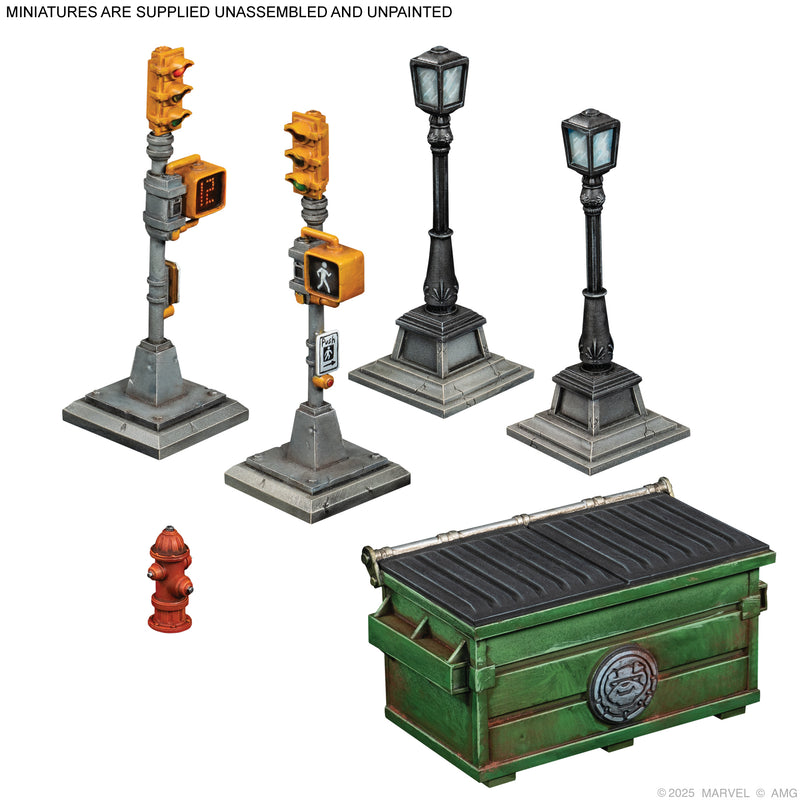 Load image into Gallery viewer, Marvel: Crisis Protocol - NYC City Block Terrain Collection
