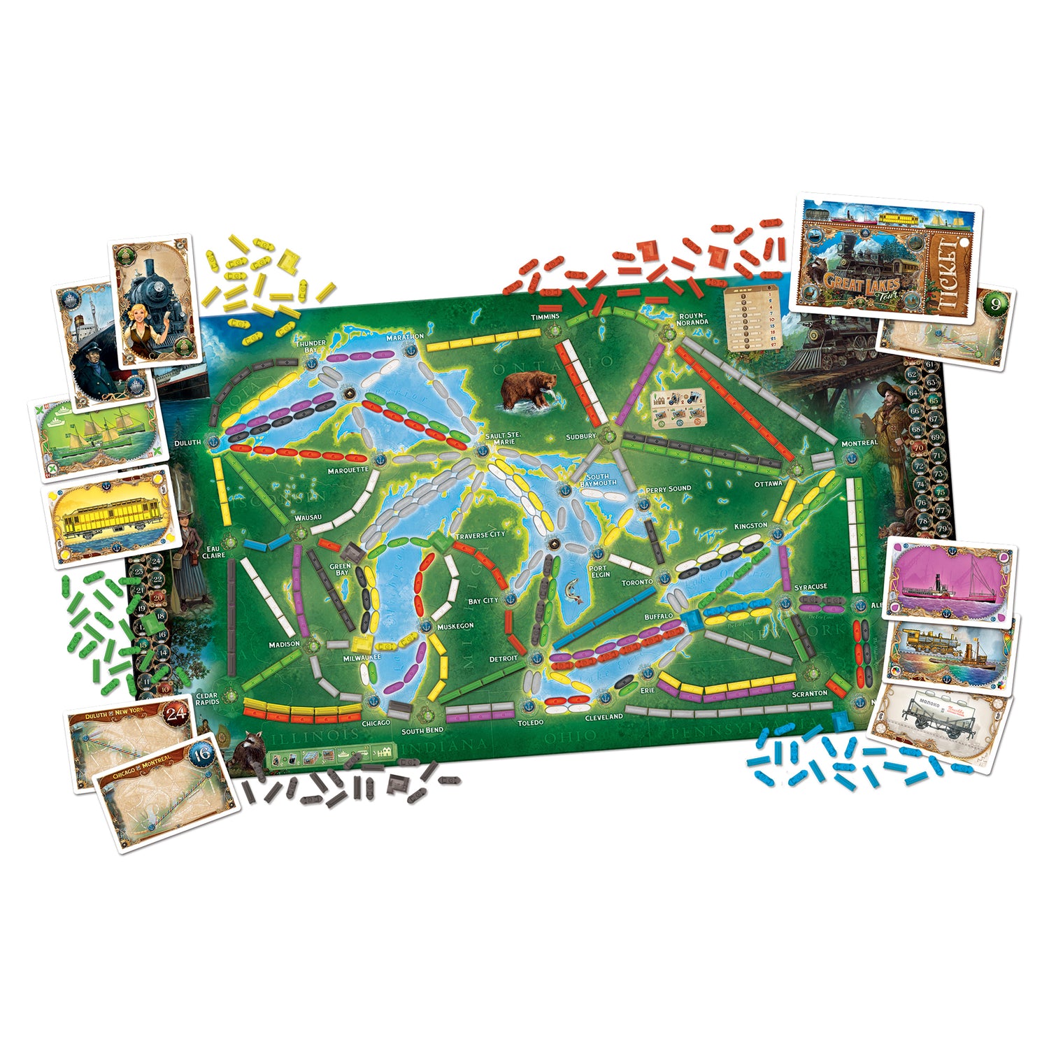 Ride The Rails Game Ticket to Ride: Rails and Sails Board Game – Asmodee USA