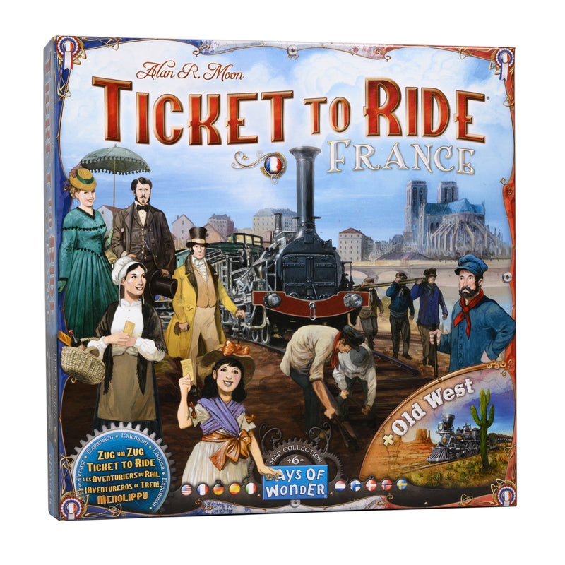 Load image into Gallery viewer, Ticket to Ride: France-Old West Map 6
