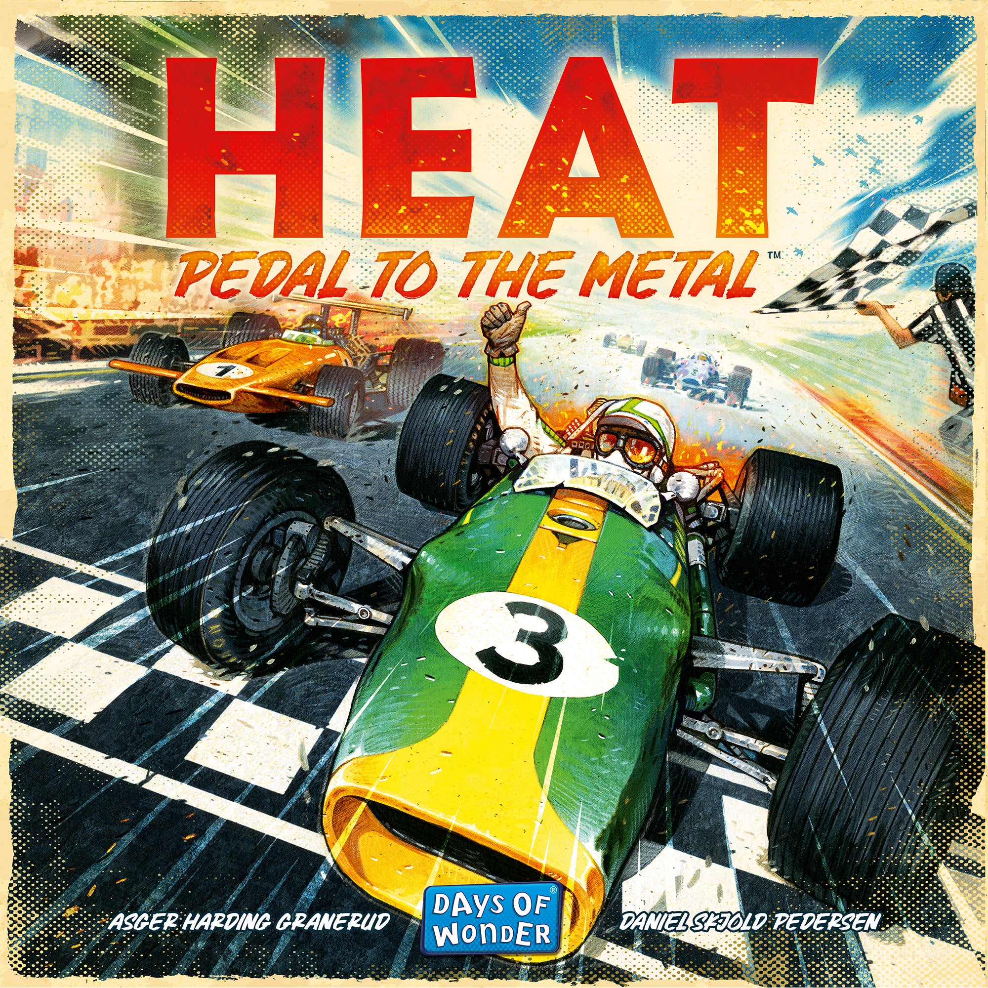 Các thẻ bài và xe đua trong Heat