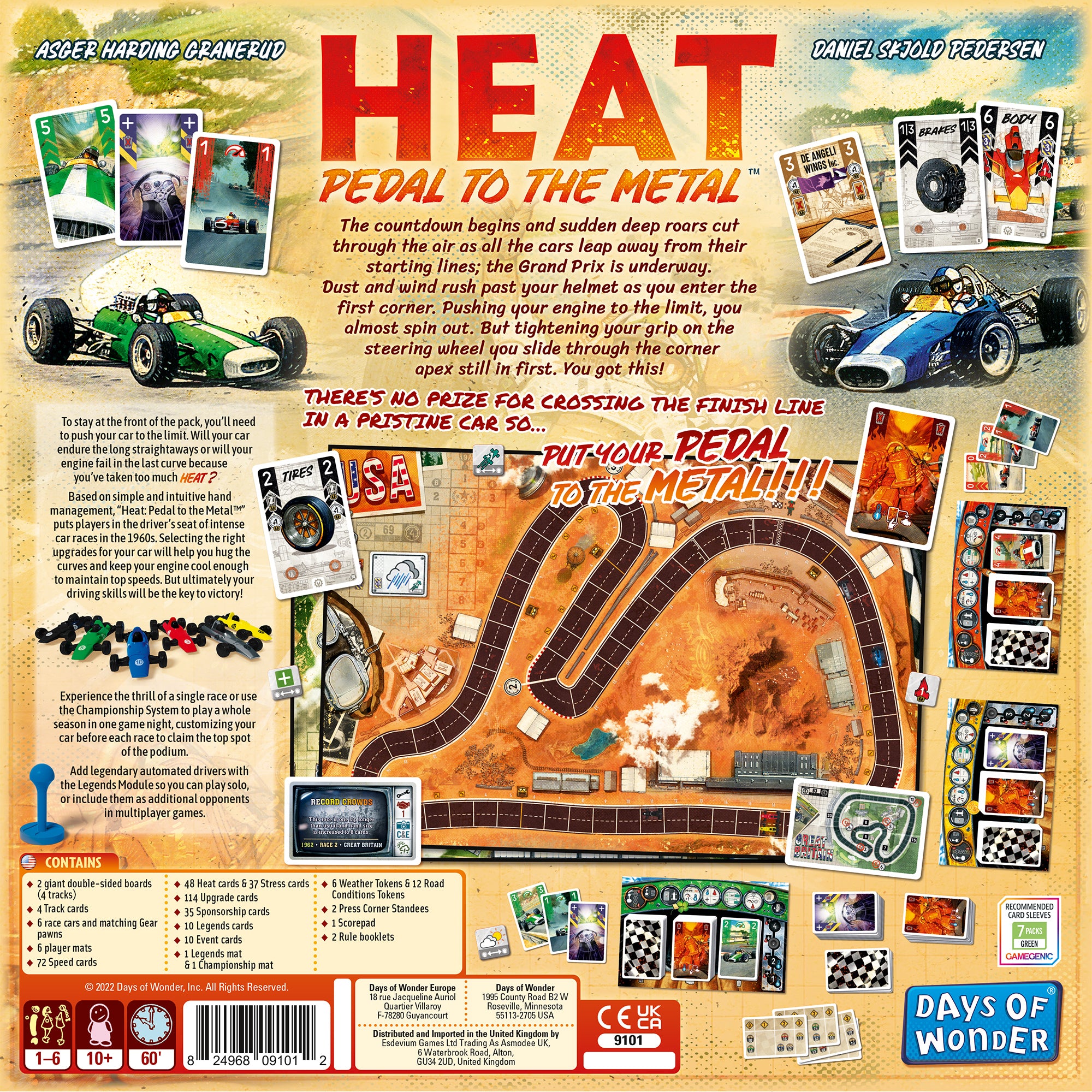 Bàn chơi và các thành phần game Heat