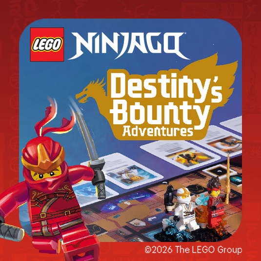 LEGO Ninjago Destiny's Bounty Adventures Banner - links to product page.