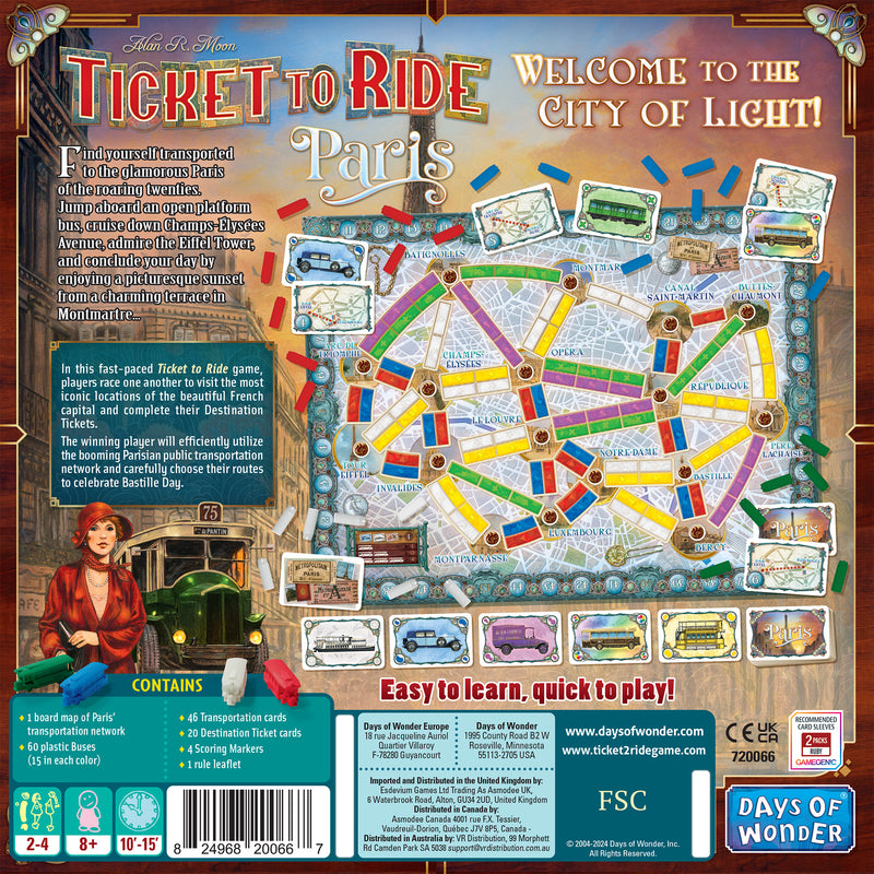 Load image into Gallery viewer, Ticket to Ride Paris
