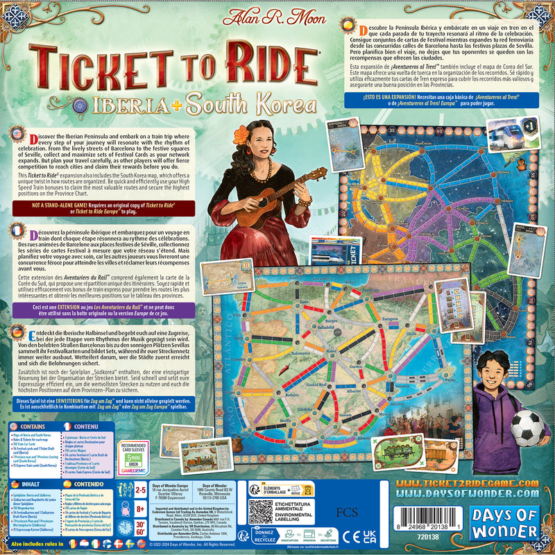 Load image into Gallery viewer, Ticket to Ride Iberia &amp; South Korea
