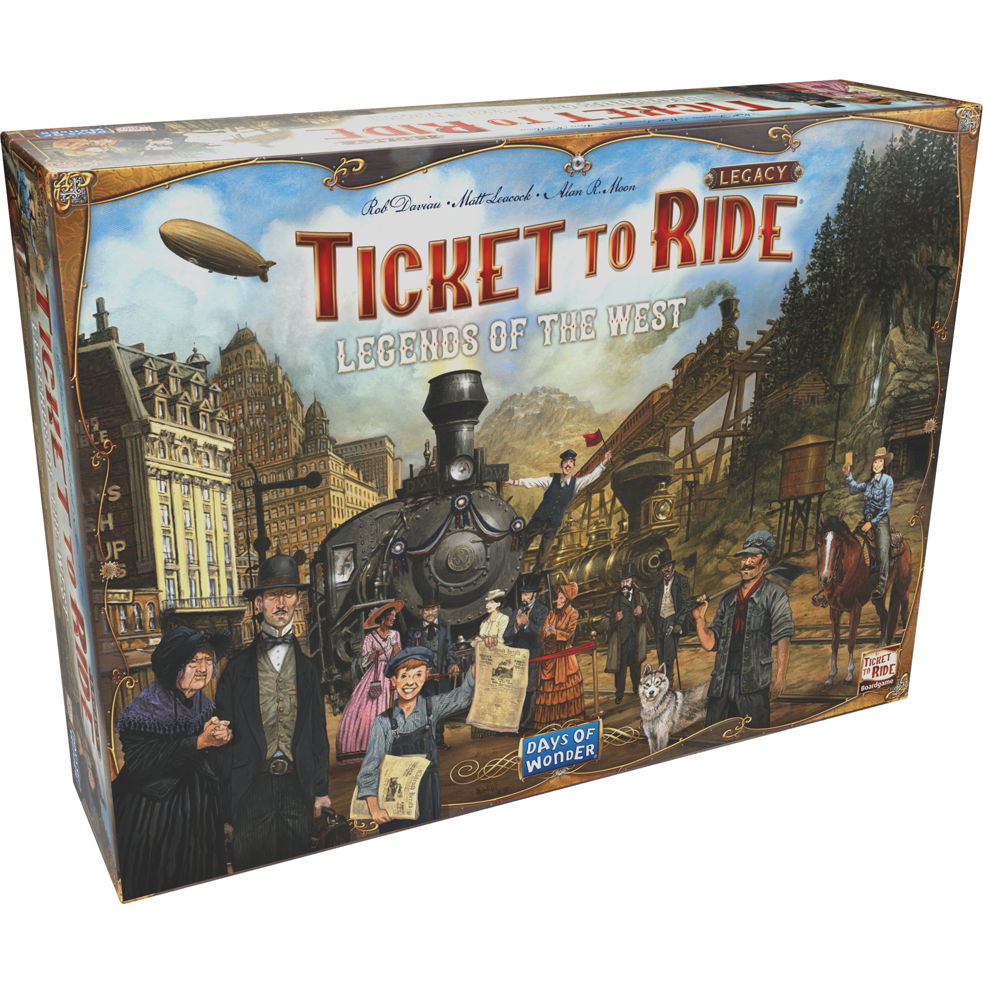 Ticket to Ride Legacy: Legends of the West - Board Game – Asmodee North ...