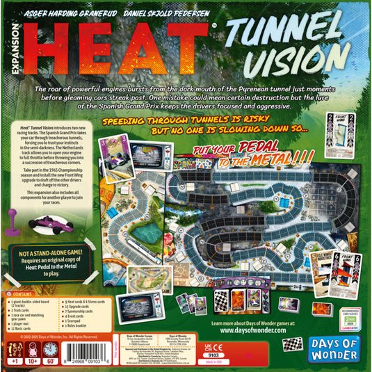 heat pedal to the metal expansion Heat: Tunnel Vision