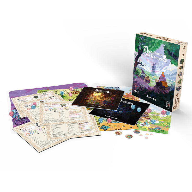 Load image into Gallery viewer, Dungeons and Kittens RPG Starter Set
