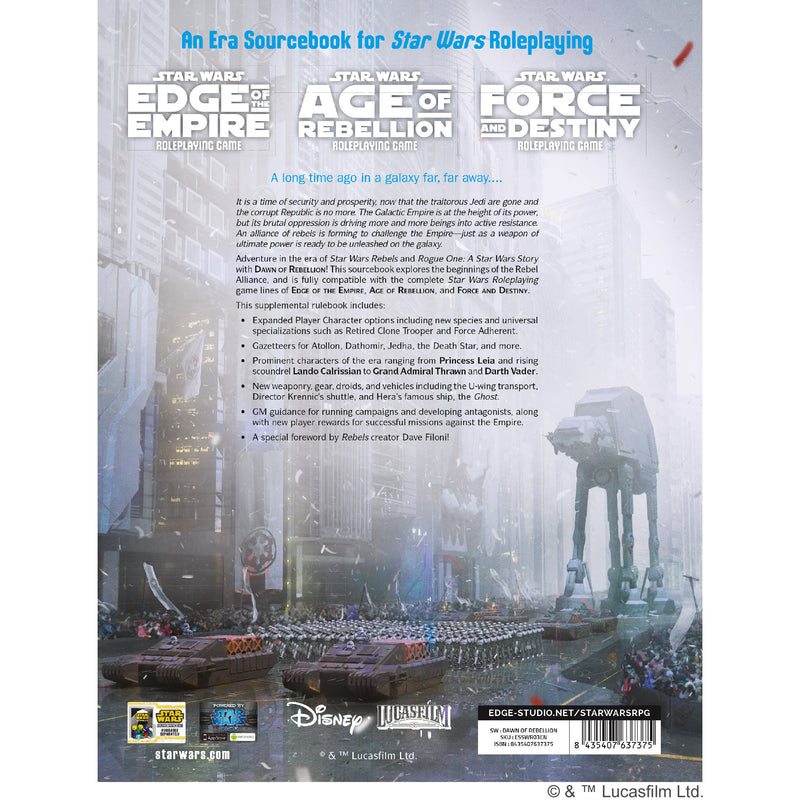 Load image into Gallery viewer, Star Wars: Dawn of Rebellion Sourcebook
