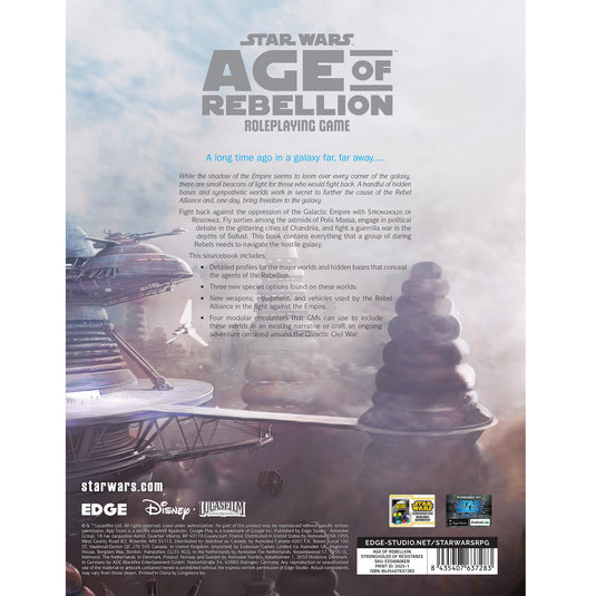 Star Wars: Age of Rebellion - Strongholds of Resistance