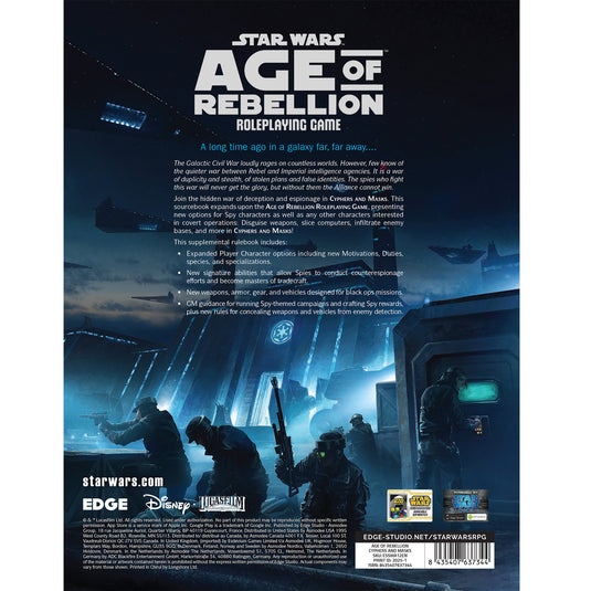 Star Wars: Age of Rebellion - Cypher and Masks