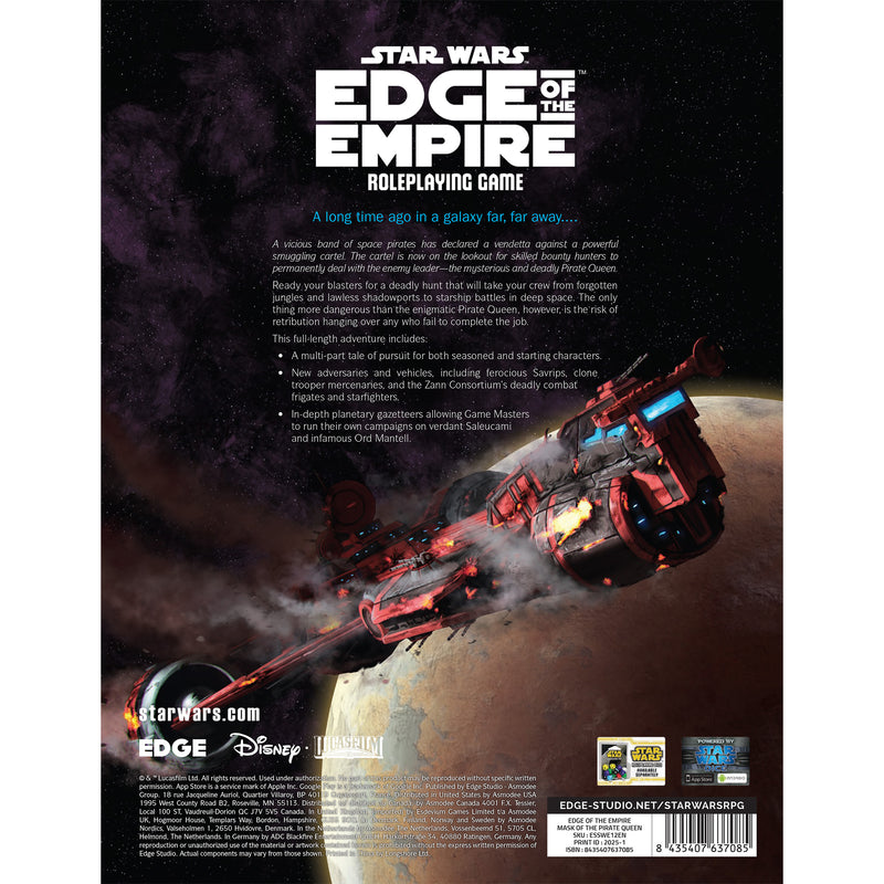 Load image into Gallery viewer, Star Wars - Edge of the Empire: Mask of the Pirate Queen
