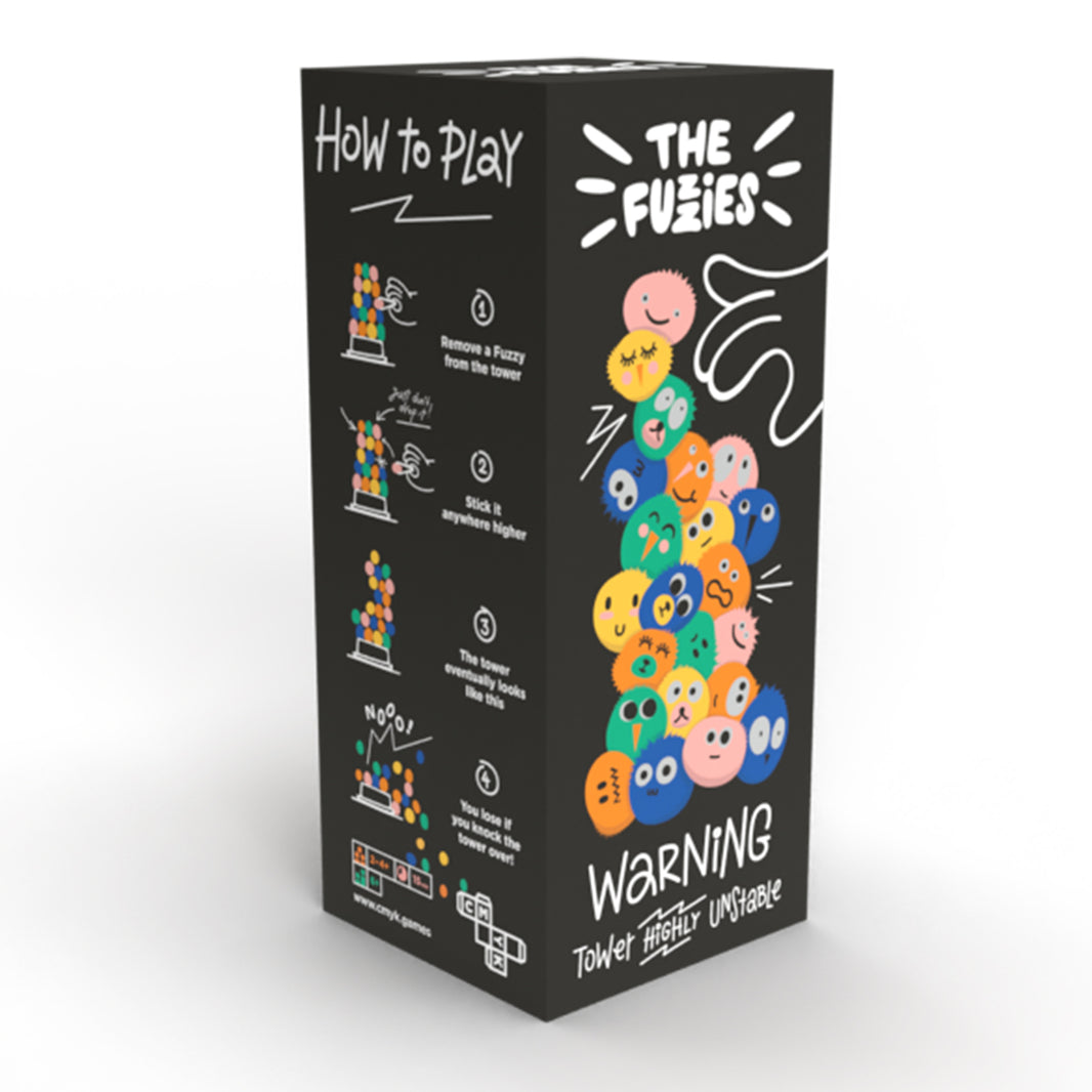 The Fuzzies Tower Stacking Gmae: Topple Towers & Have Fun – Asmodee USA