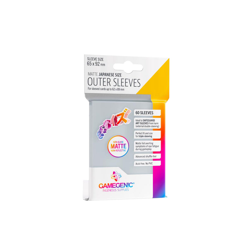 Outer Sleeves Matte Japanese Size - Premium Protection for Your Treasured Cards! Asmodee USA Outer Sleeves Matte Japanese Size - Premium Protection for Your Treasured Cards! Asmodee USA