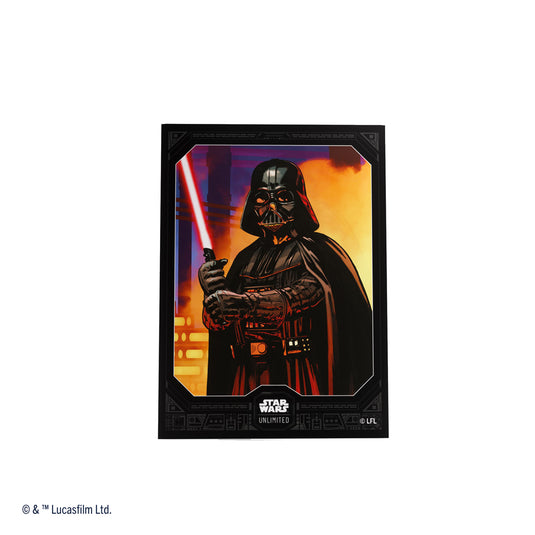 Star Wars: Unlimited Art Sleeves - Darth Vader Asmodee USA Star Wars: Unlimited Art Sleeves - Darth Vader Asmodee USA