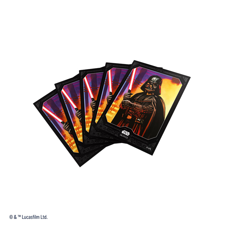 Load image into Gallery viewer, Star Wars: Unlimited Art Sleeves Double Sleeving Pack - Darth Vader
