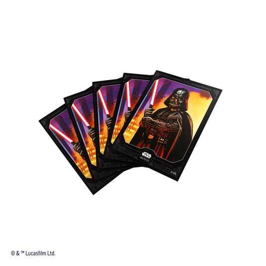Star Wars: Unlimited Art Sleeves Double Sleeving Pack - Darth Vader Asmodee USA Star Wars: Unlimited Art Sleeves Double Sleeving Pack - Darth Vader Asmodee USA