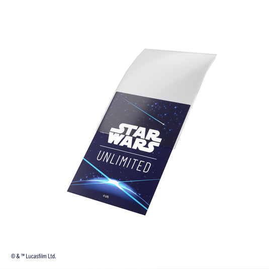 Star Wars: Unlimited Art Sleeves Double Sleeving Pack - Space Blue Asmodee USA Star Wars: Unlimited Art Sleeves Double Sleeving Pack - Space Blue Asmodee USA