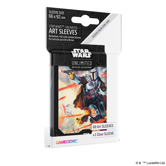 Star Wars: Unlimited Art Sleeve - Mandalorian – Asmodee North America