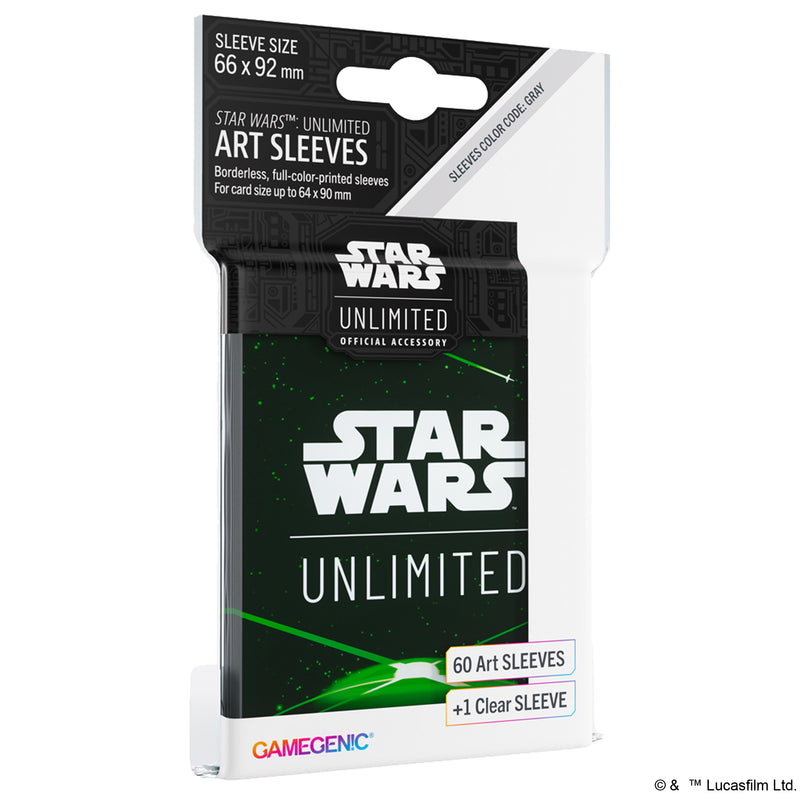 Load image into Gallery viewer, Star Wars: Unlimited Art Sleeve Card Back Green
