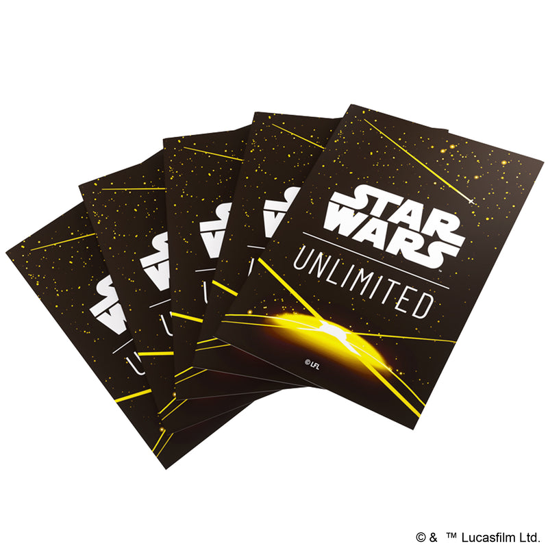 Load image into Gallery viewer, Star Wars: Unlimited Art Sleeve Card Back Yellow
