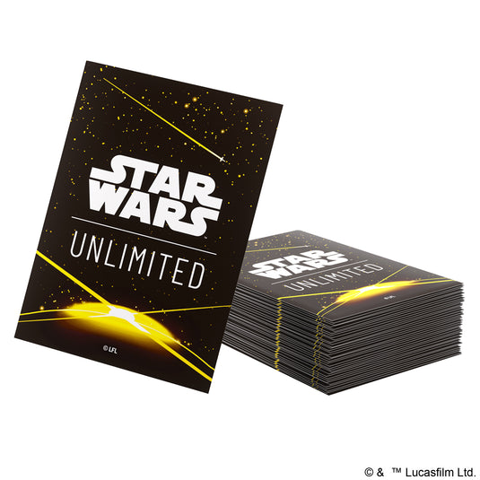 Star Wars: Unlimited Art Sleeve Card Back Yellow