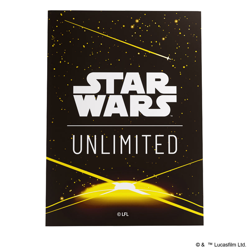 Load image into Gallery viewer, Star Wars: Unlimited Art Sleeve Card Back Yellow
