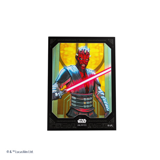 Star Wars: Unlimited Art Sleeves Darth Maul Asmodee USA Star Wars: Unlimited Art Sleeves Darth Maul Asmodee USA
