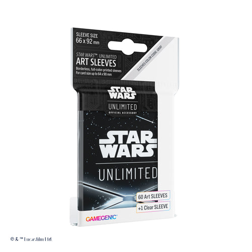 Star Wars: Unlimited Art Sleeves Card Back Black