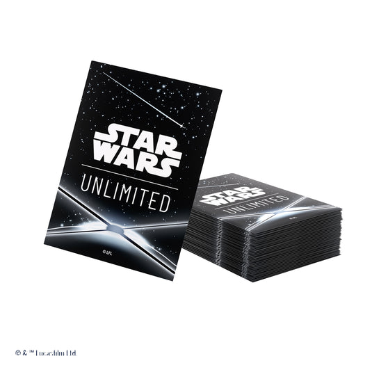 Star Wars: Unlimited Art Sleeves Card Back Black Asmodee USA Star Wars: Unlimited Art Sleeves Card Back Black Asmodee USA